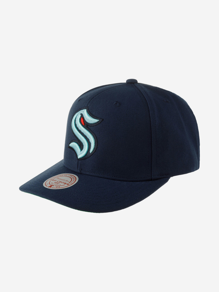 Бейсболка MITCHELL NESS HHSS5370-SKRYYPPPNAVY Seattle Kraken NHL (синий)