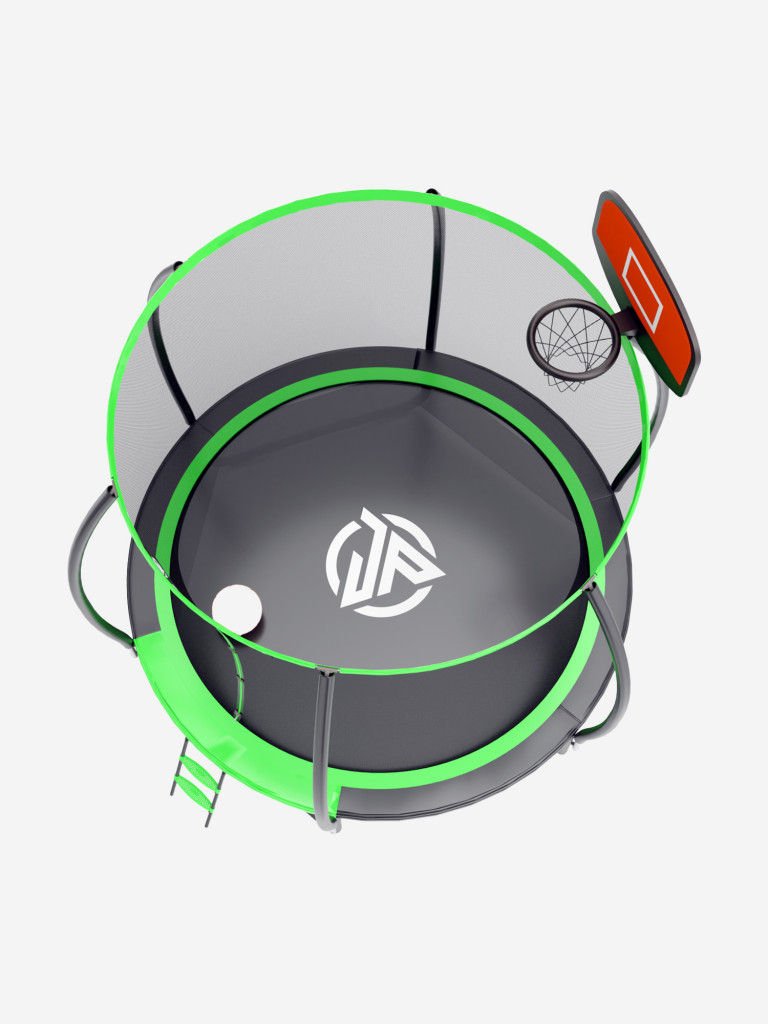 Каркасный батут Jump Power 8 ft Pro Inside Basket Green