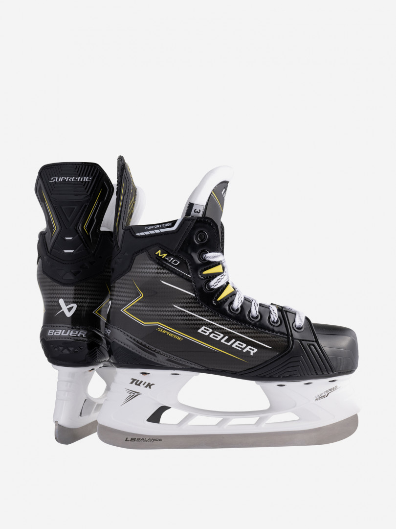 Коньки хоккейные детские Bauer Supreme M 40, Черный