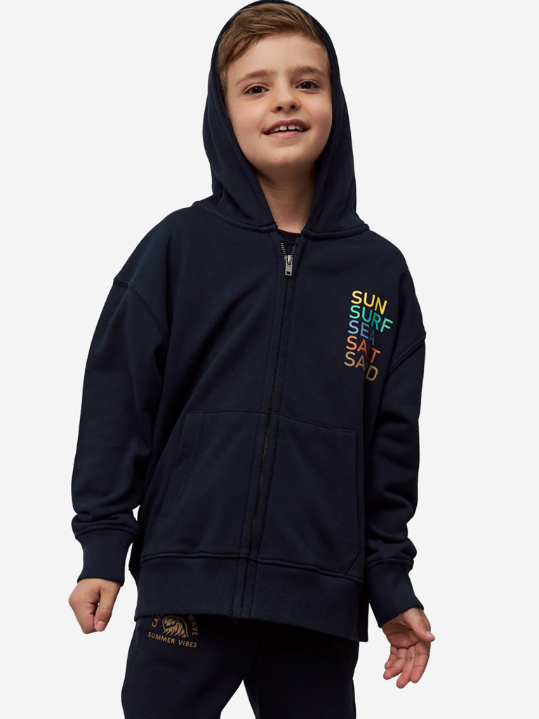 Толстовка на молнии с принтом для мальчиков TOTTI KIDS