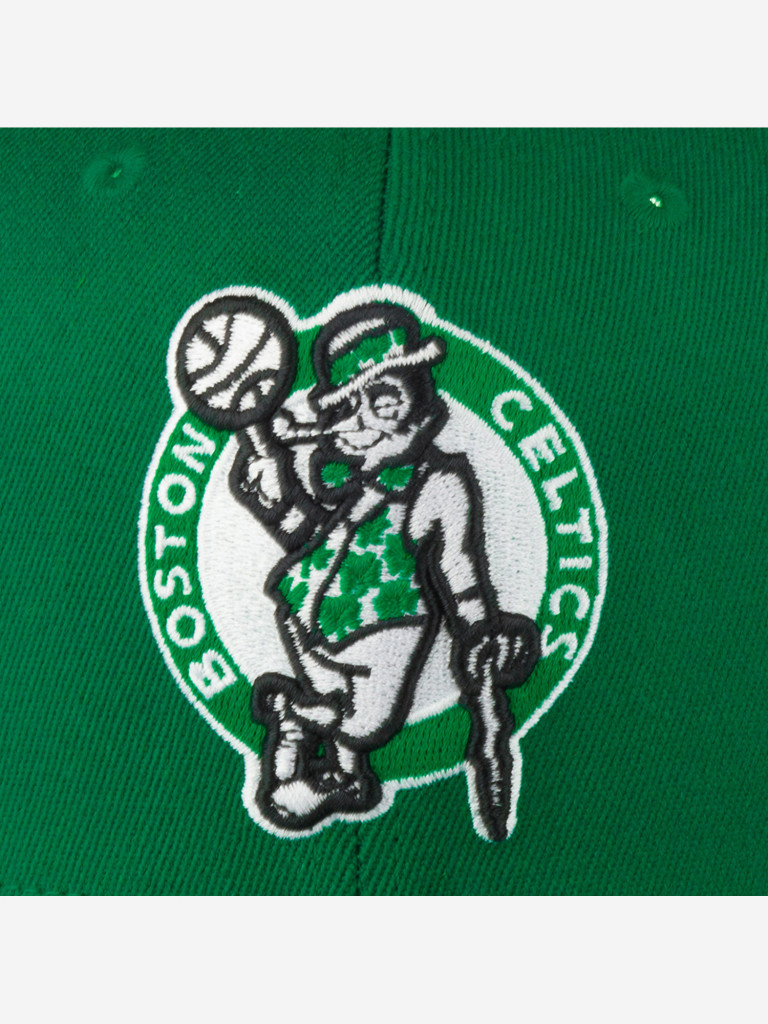 Бейсболка MITCHELL NESS HHSSINTL1266-BCEGREN Boston Celtics NBA