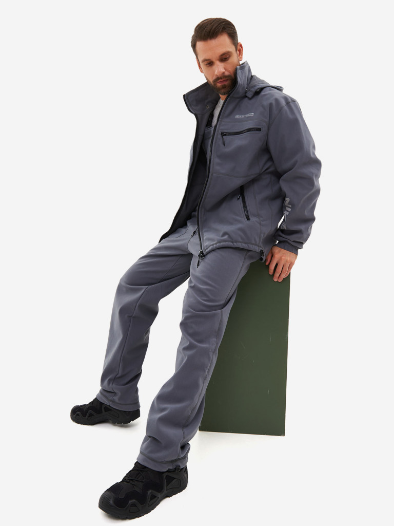 Костюм мужской демисезонный Huntsman Никс Люкс, ткань Alova Windblock