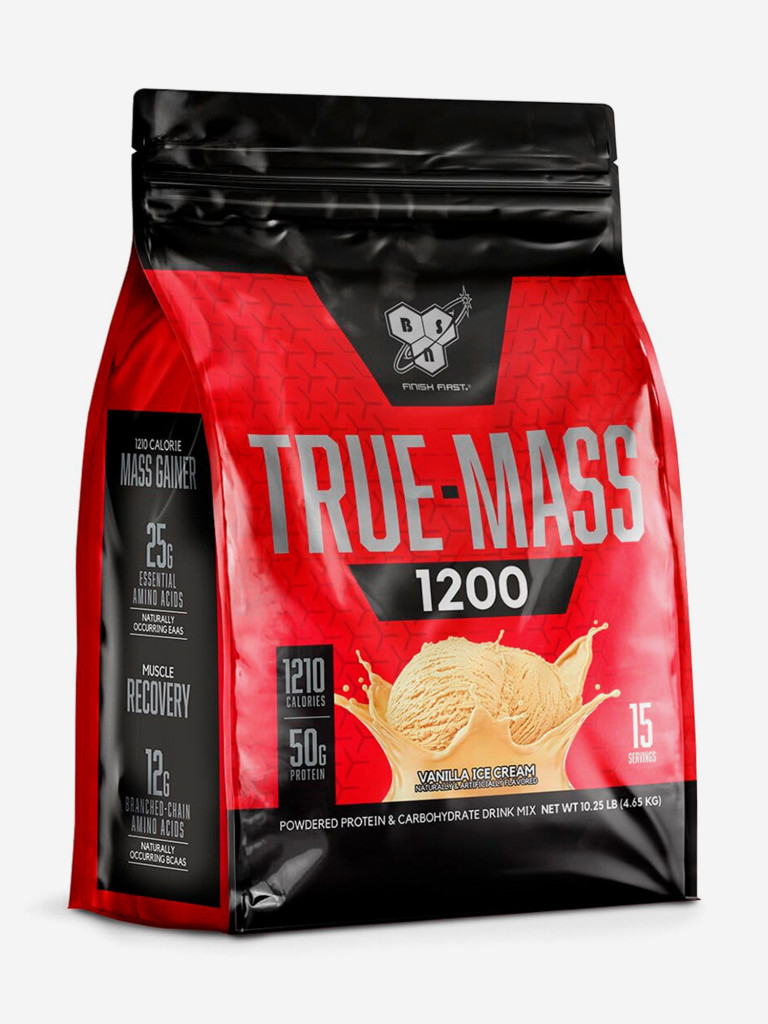 Гейнер BSN True-Mass, 4710 г, Ванильное мороженое