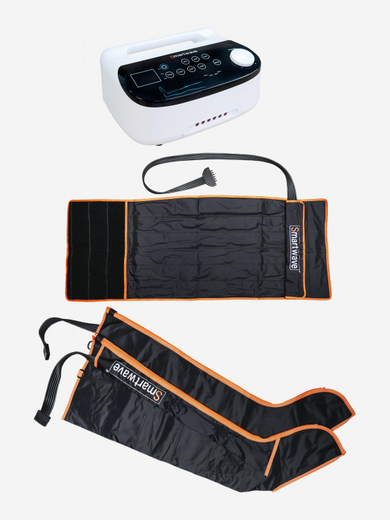 Лимфодренажный массажер Smartwave 600, комплект с манжетами для ног и манжетой для талии