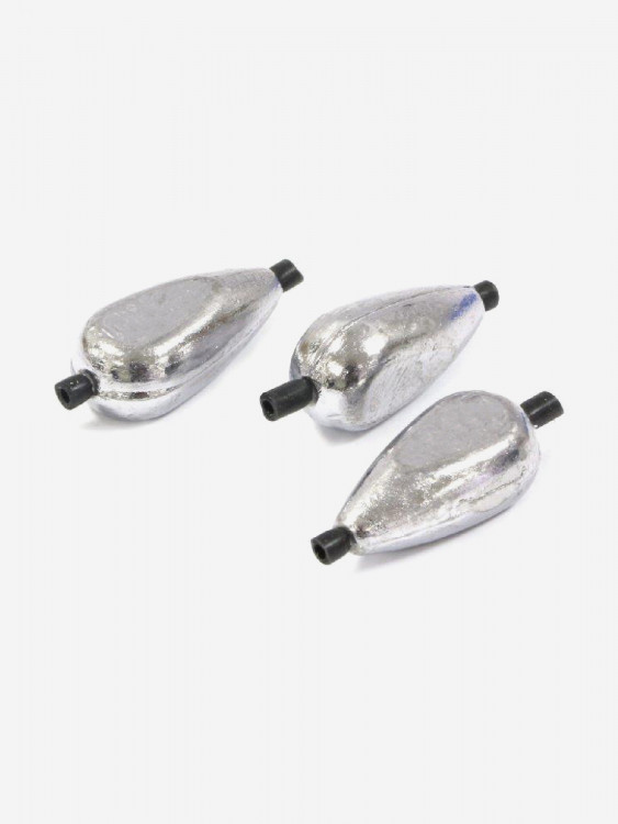 Грузила рыболовные Salmo Bullet на силиконовой трубке, вес 4г, набор 10шт