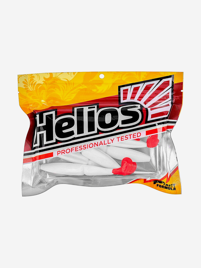 Мягкая приманка Helios Guru, 3,0" / 7,62 см, White RT, 9 штук (HS-29/1-003)