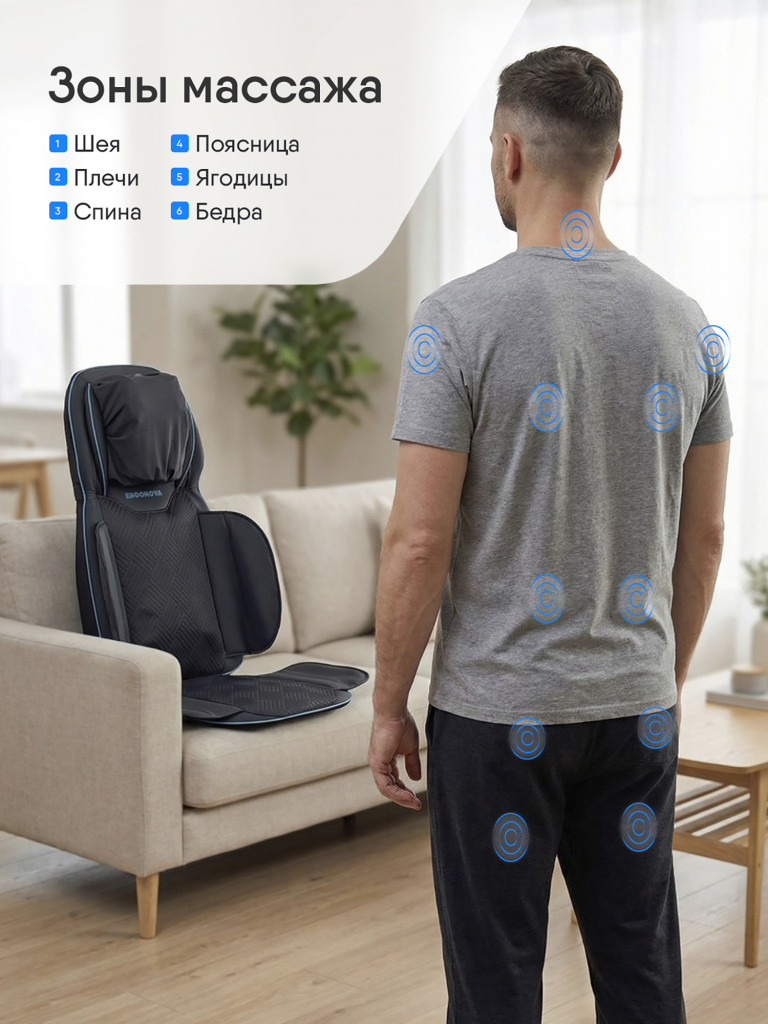 Накидка массажная Ergonova FeelBack 3 NE