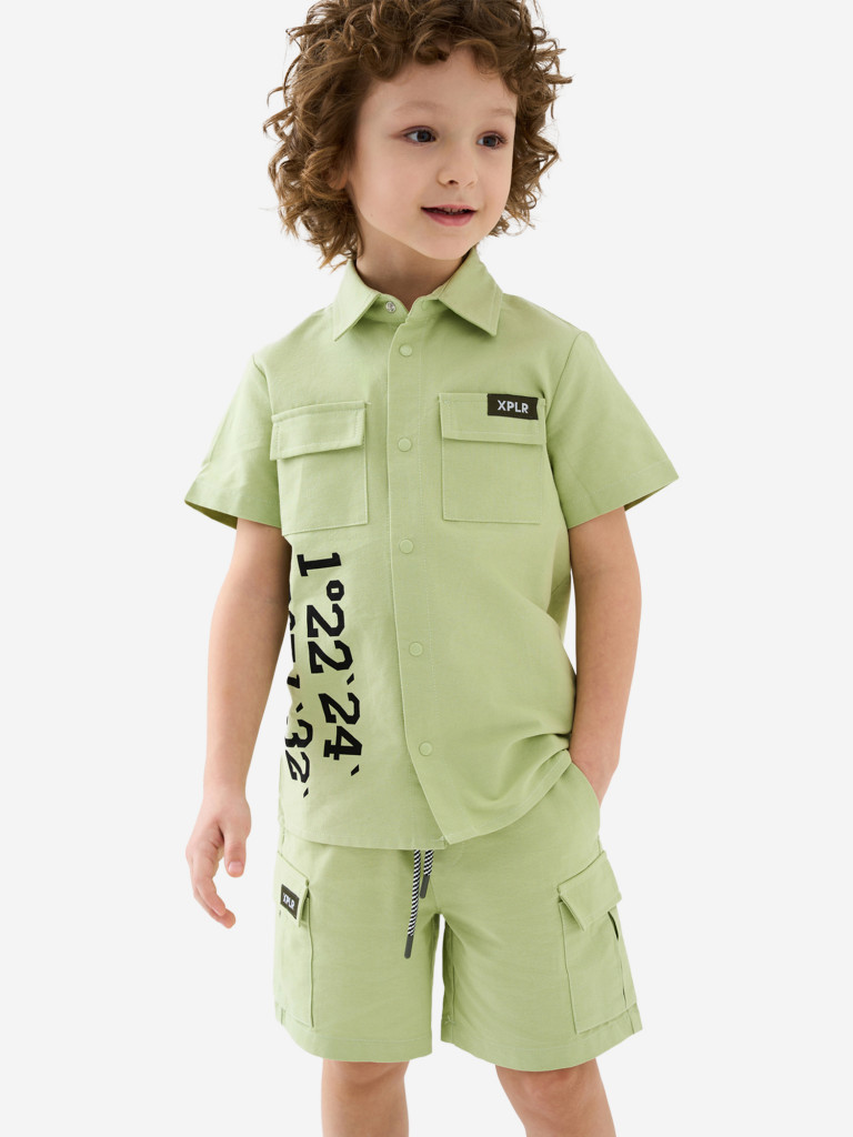 Комплект для мальчиков: рубашка, шорты PlayToday