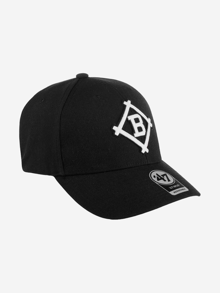 Бейсболка 47 BRAND BCPTN-CHLKM12WBS Los Angeles Dodgers MLB (черный)