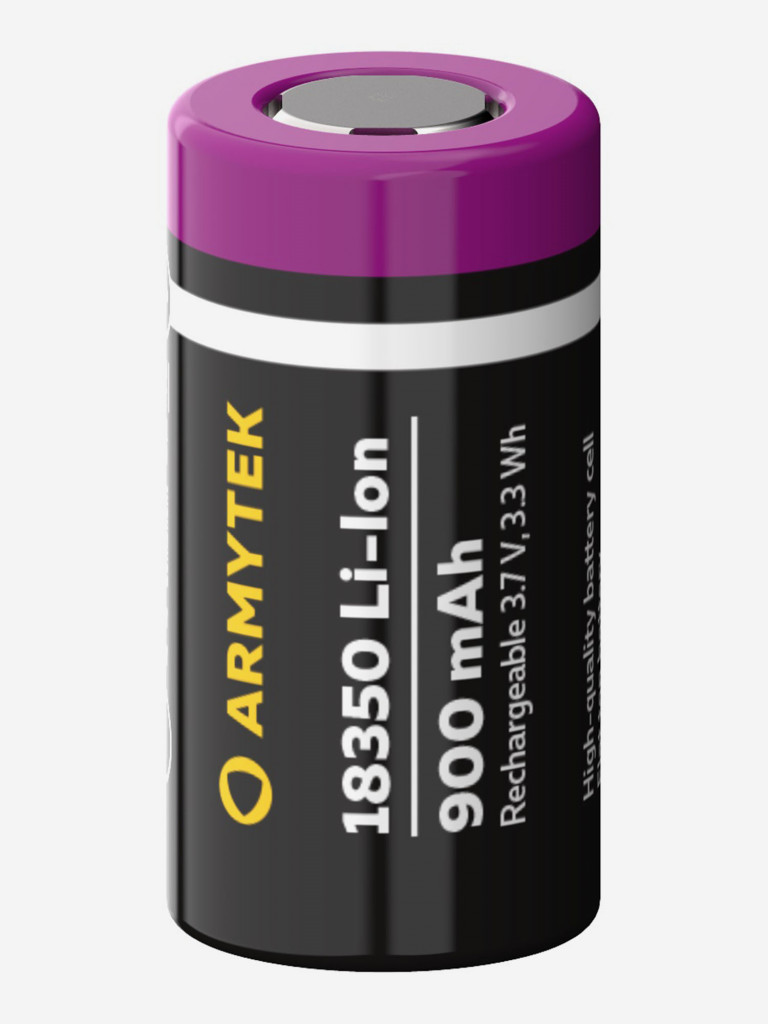 Аккумулятор незащищенный Armytek, 18350 Li-Ion 900 мАч