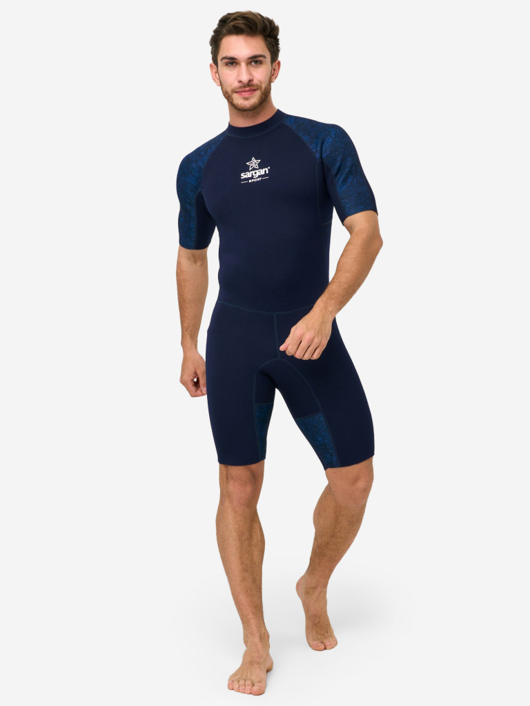 Гидрокостюм неопреновый короткий мужской 2мм SARGAN Sport