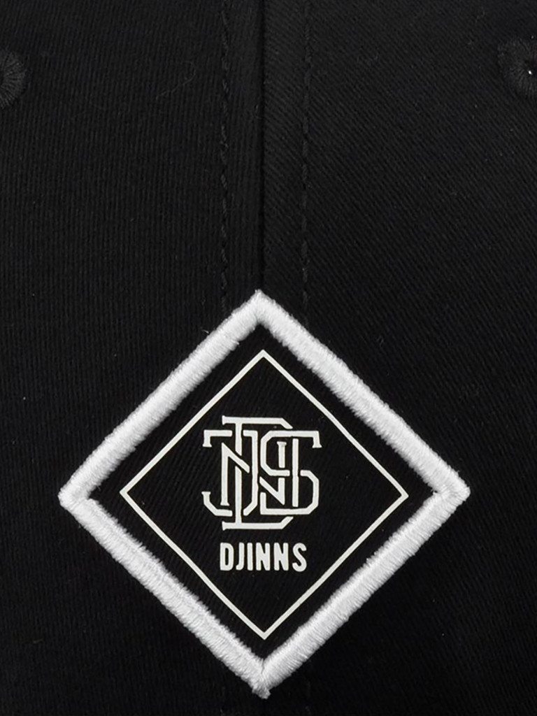 Бейсболка DJINNS 6P TrueFit 2.0 Cap Brushed Twill (черный)