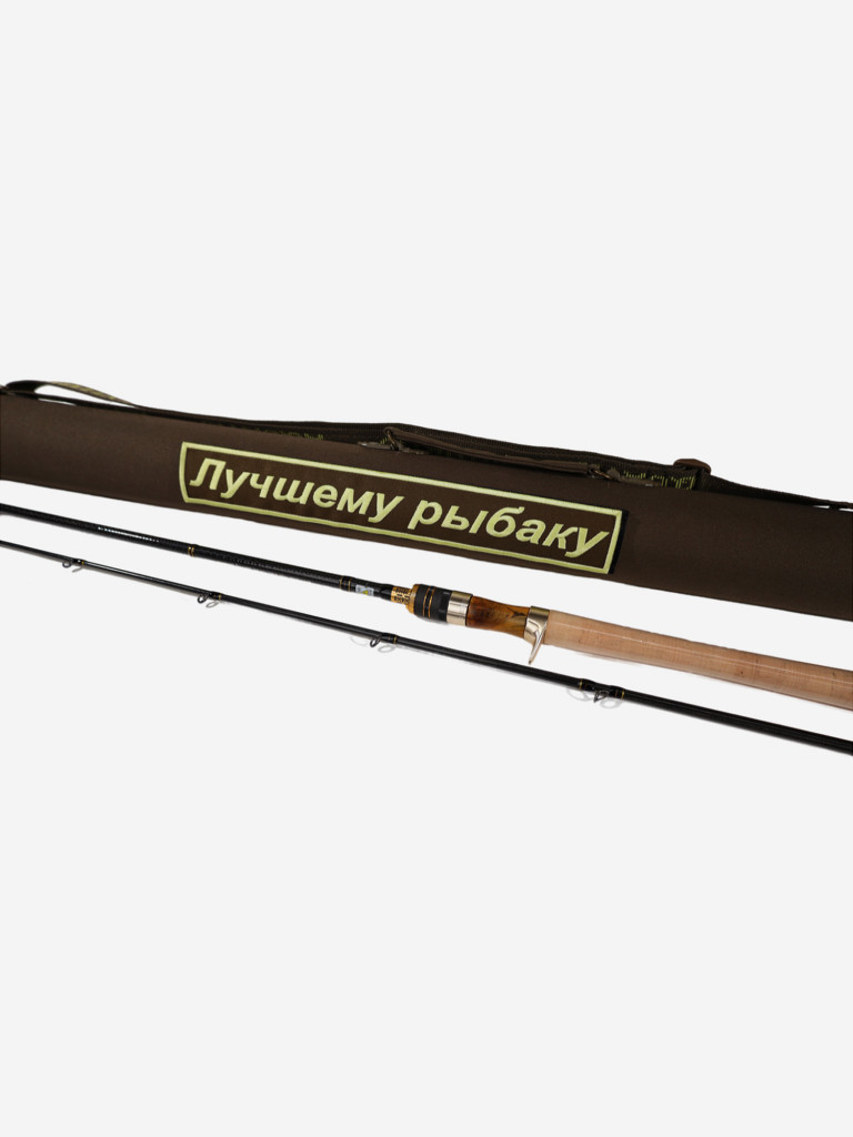 Тубус подарочный с удилищем №3 Т-75 без кармана, с надписью "Лучшему рыбаку"