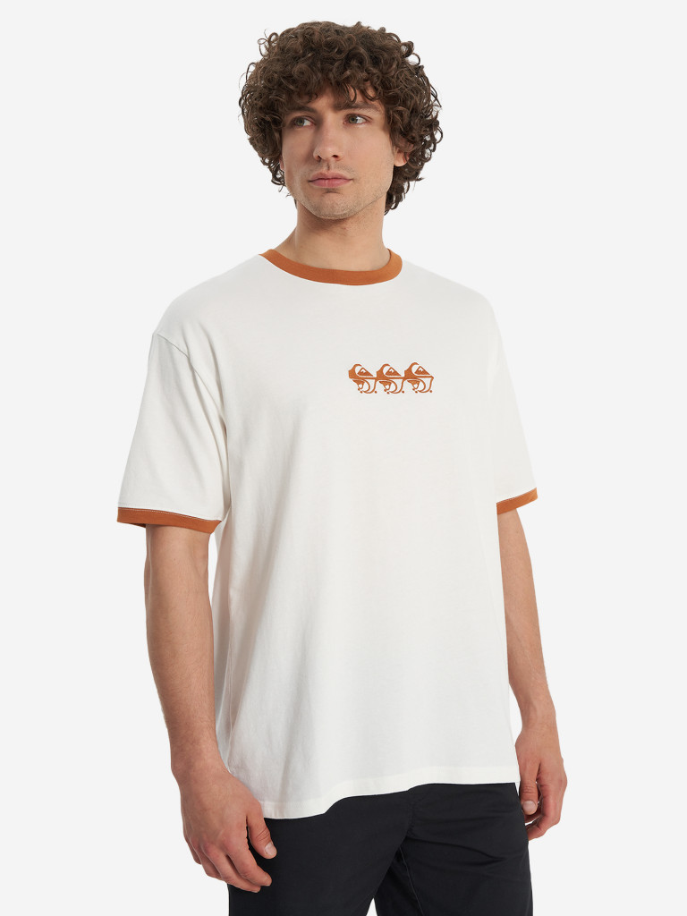 Футболка мужская оверсайз Quiksilver Ticket To The Beach Ringer