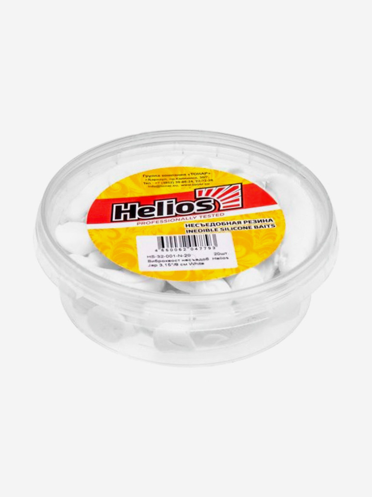 Мягкая приманка Helios Jap, 3,15'' / 8 см, White, 20 шт (HS-32-001-N-20)