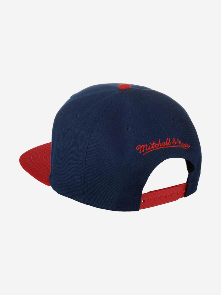 Бейсболка с прямым козырьком MITCHELL NESS HHSS3464-NJNYYPPPNYRD New Jersey Nets NBA (синий)
