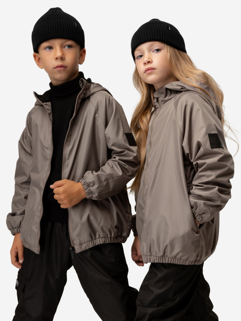 Куртка - ветровка на флисе bodo