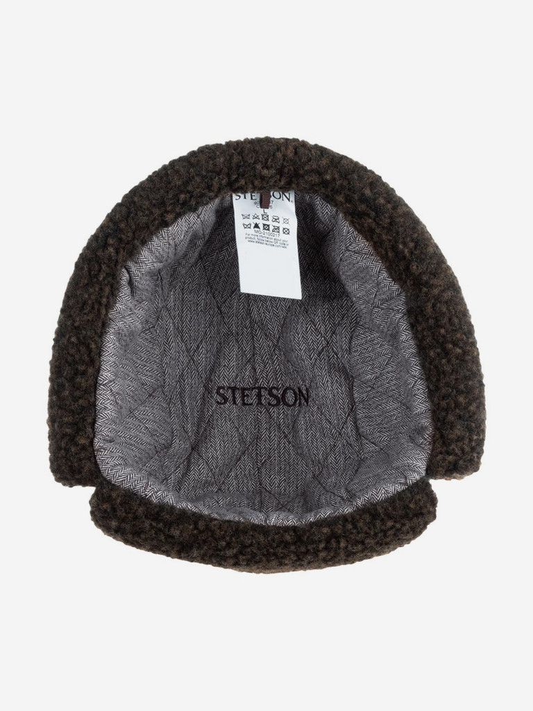 Шапка-ушанка STETSON 9291107 BOMBER CAP COTTON/PES (серый)
