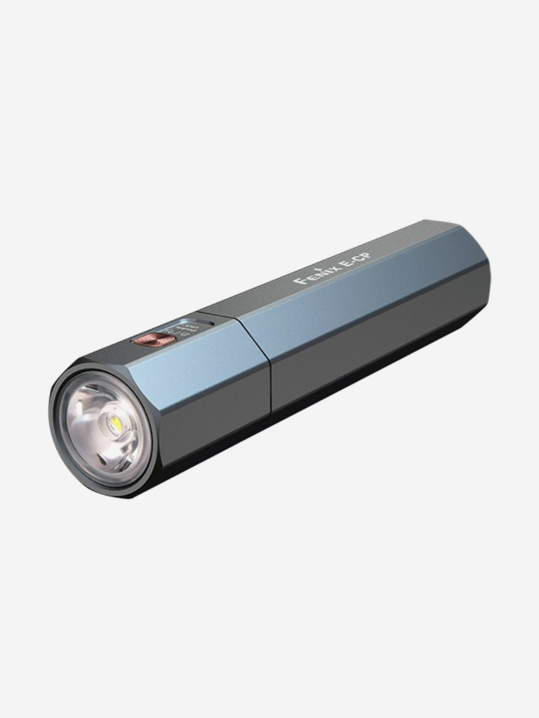 Фонарь Fenix E-CP с функцией повербанка голубой