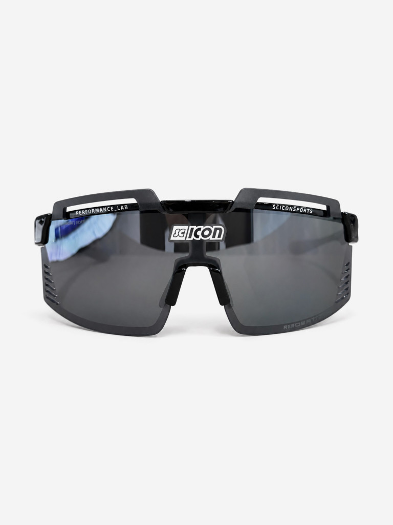 Очки спортивные Scicon AeroWatt Foza оправа Black Gloss линза SCNPP Multimirror Silver