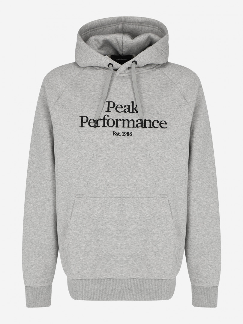 фото Худи мужская peak performance original, серый