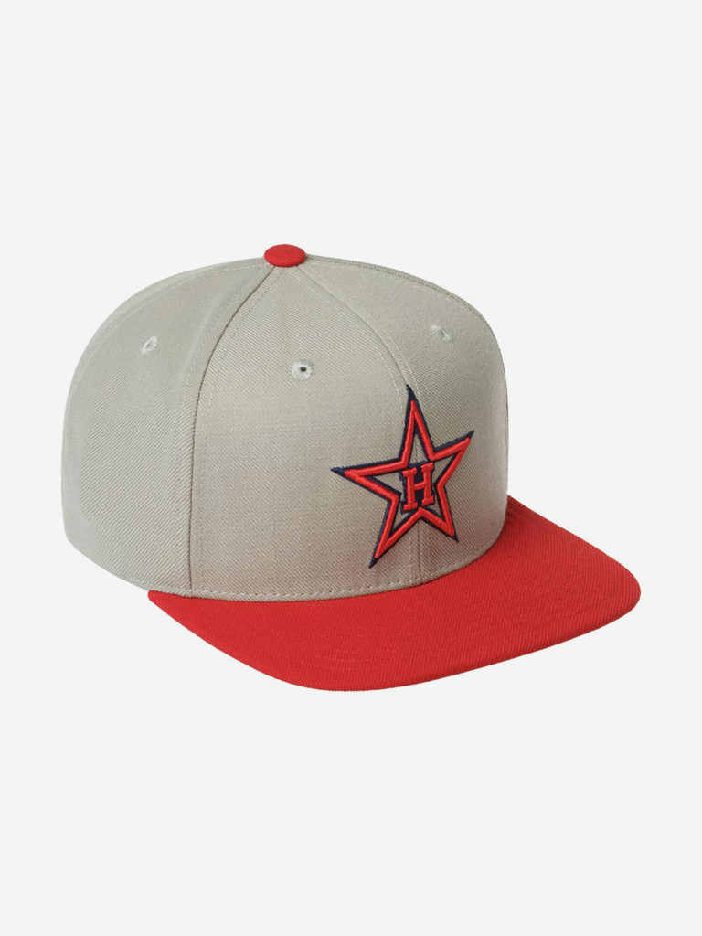 Бейсболка с прямым козырьком AMERICAN NEEDLE 400A1V-HOS Hollywood Stars 400 Series MILB (серый)