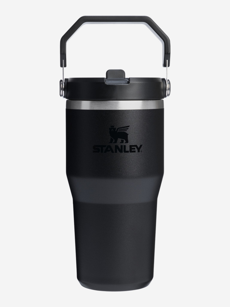 Термокружка Stanley IceFlow Flip Straw 2.0 Tumbler, 600 мл, черная