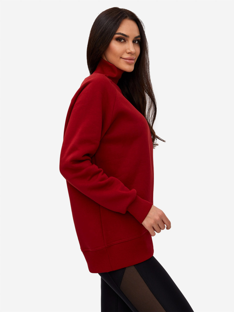 Свитшот спортивный оверсайз женский с начесом Rebelpro