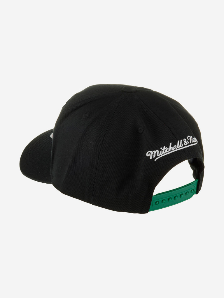 Бейсболка MITCHELL NESS HHSS6572-BCEYYPPPBLCK Boston Celtics NBA (черный)