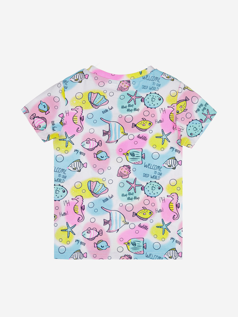 Комплект Playtoday для девочек: футболка, шорты