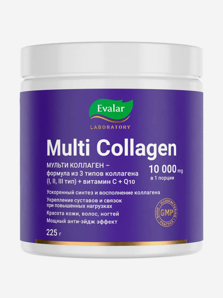 Мульти Коллаген банка Evalar Laboratory 225 г