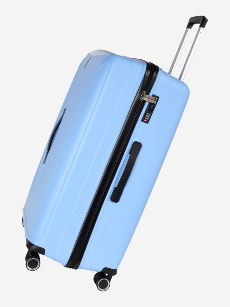 Чемодан Polar РР829 "Blue (28") пластик PP (полипропилен) большой"