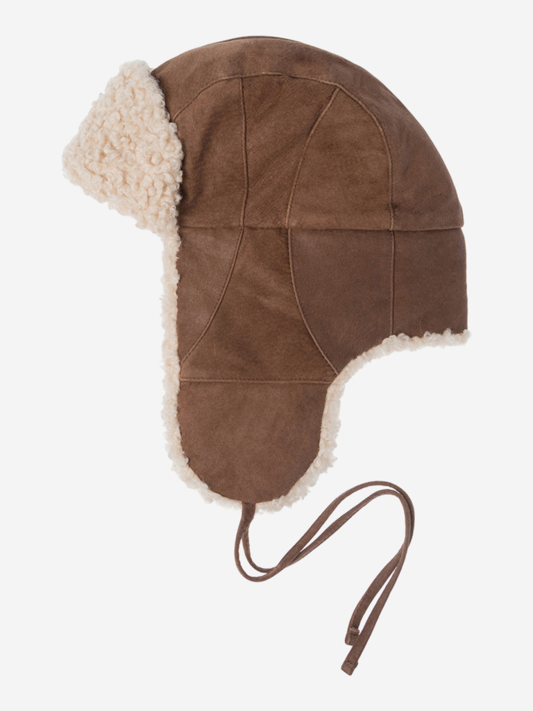 Шапка ушанка STETSON 9297105 BOMBER CAP WAXED PIGSKIN