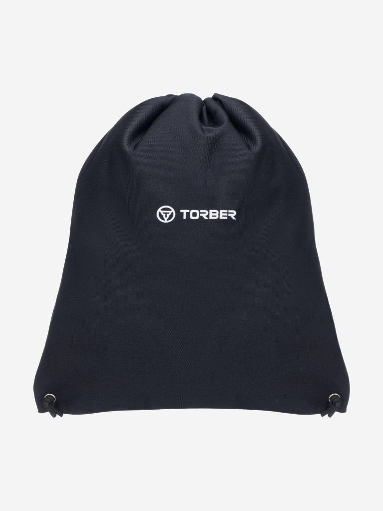 Рюкзак TORBER CLASS X, чёрный с орнаментом + Мешок для сменной обуви в подарок!