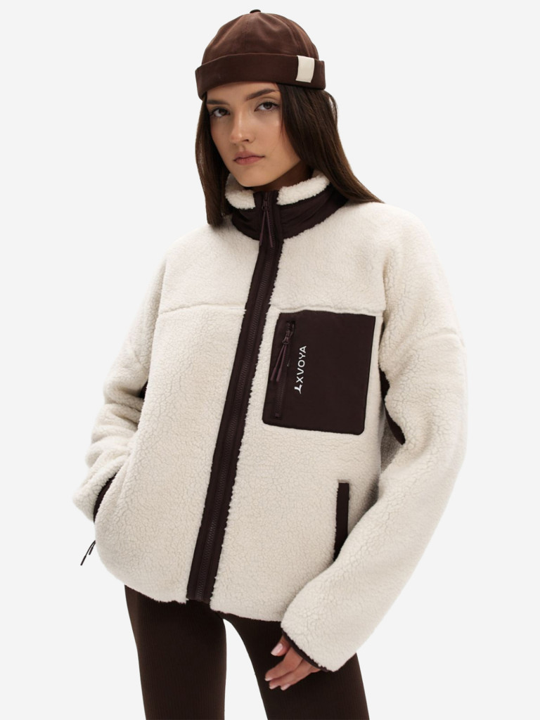 Толстовка из шерпы XVOYA COZY коричневая