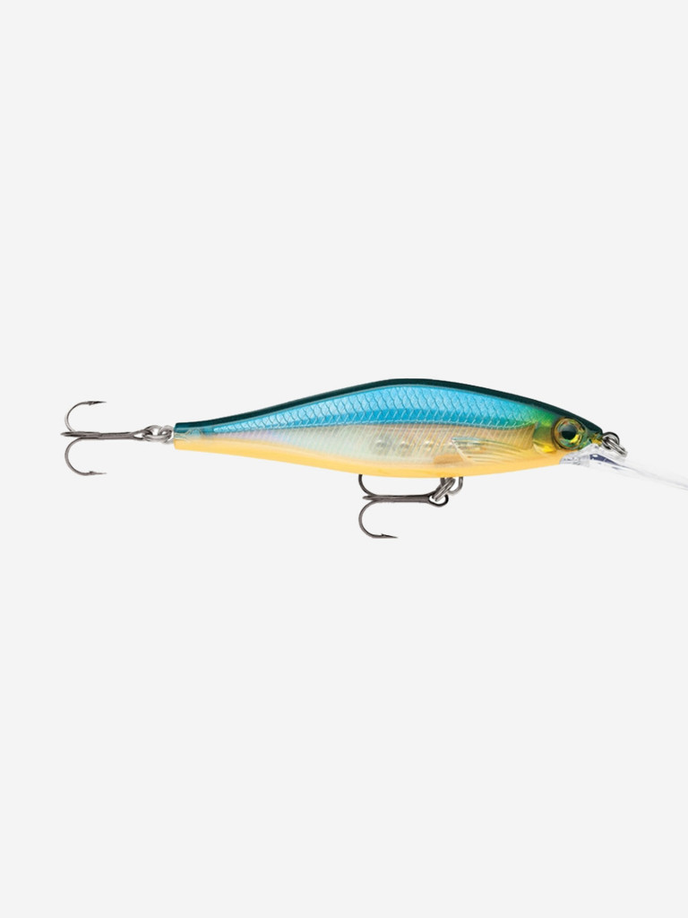 Воблер для рыбалки RAPALA Shadow Rap Shad 09, 9см, 12гр, цвет BGH, медленно всплывающий