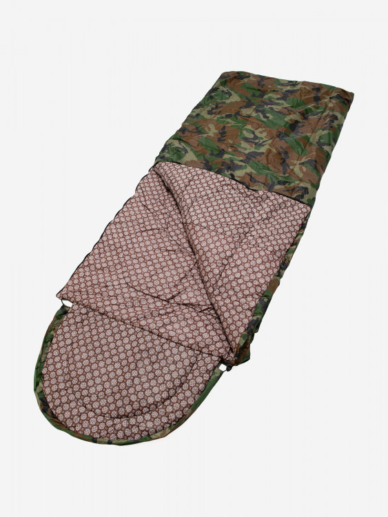 Спальный мешок Huntsman Аляска зимний утепленный с подголовником одноместный (до -15) для охоты и рыбалки