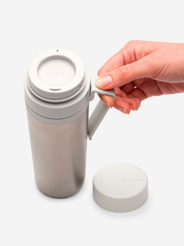 Термобутылка Brabantia "Make&Take" 500мл светло-серый 228667