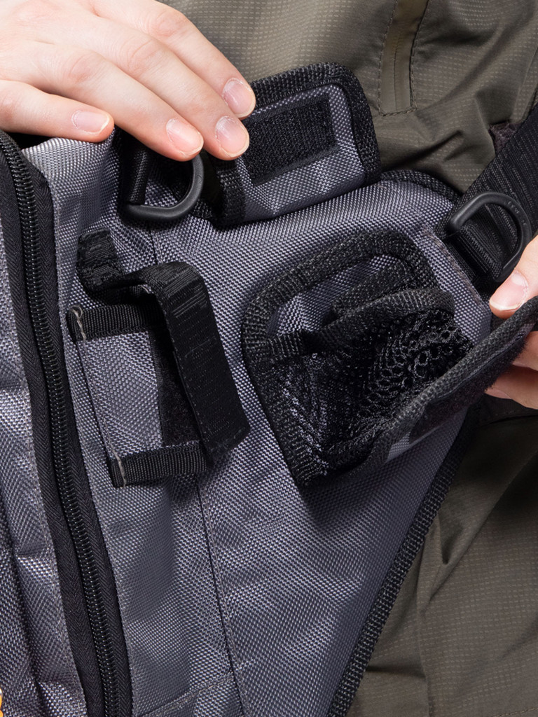 Сумка рыболовная Следопыт Fishing Shoulder Bag, 40х43х10 см, цвет серый.