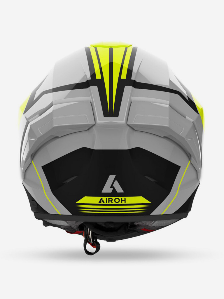 Мотошлем Интеграл Airoh MATRYX THRON Yellow Glossy