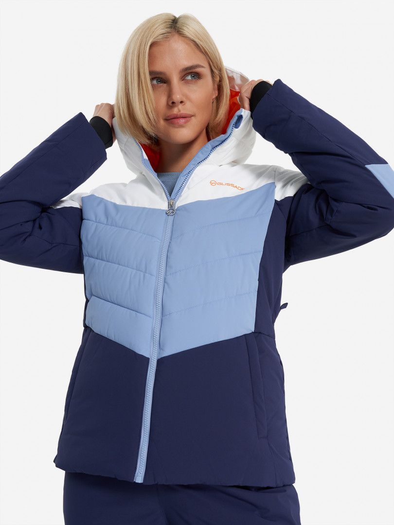 Пуховик женский Glissade Синий 10999₽