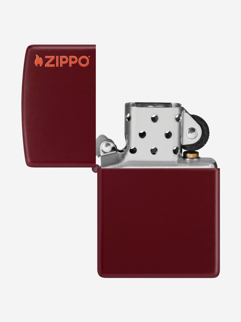 Зажигалка бензиновая ZIPPO 46021ZL Classic Logo Merlot