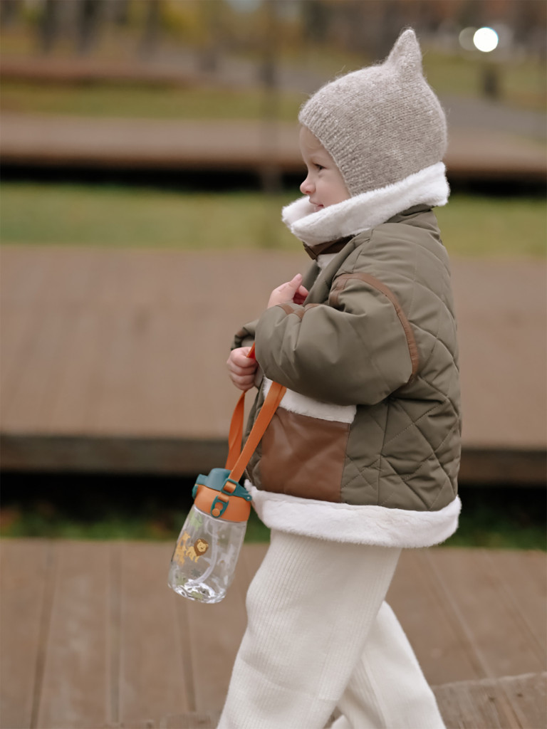 Бутылочка детская питьевая Арктика, тритановая (для напитков), 480 мл, морошка