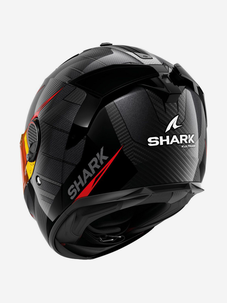 Мотошлем интеграл Shark SPARTAN GT PRO KULTRAM CARBON Black/Red