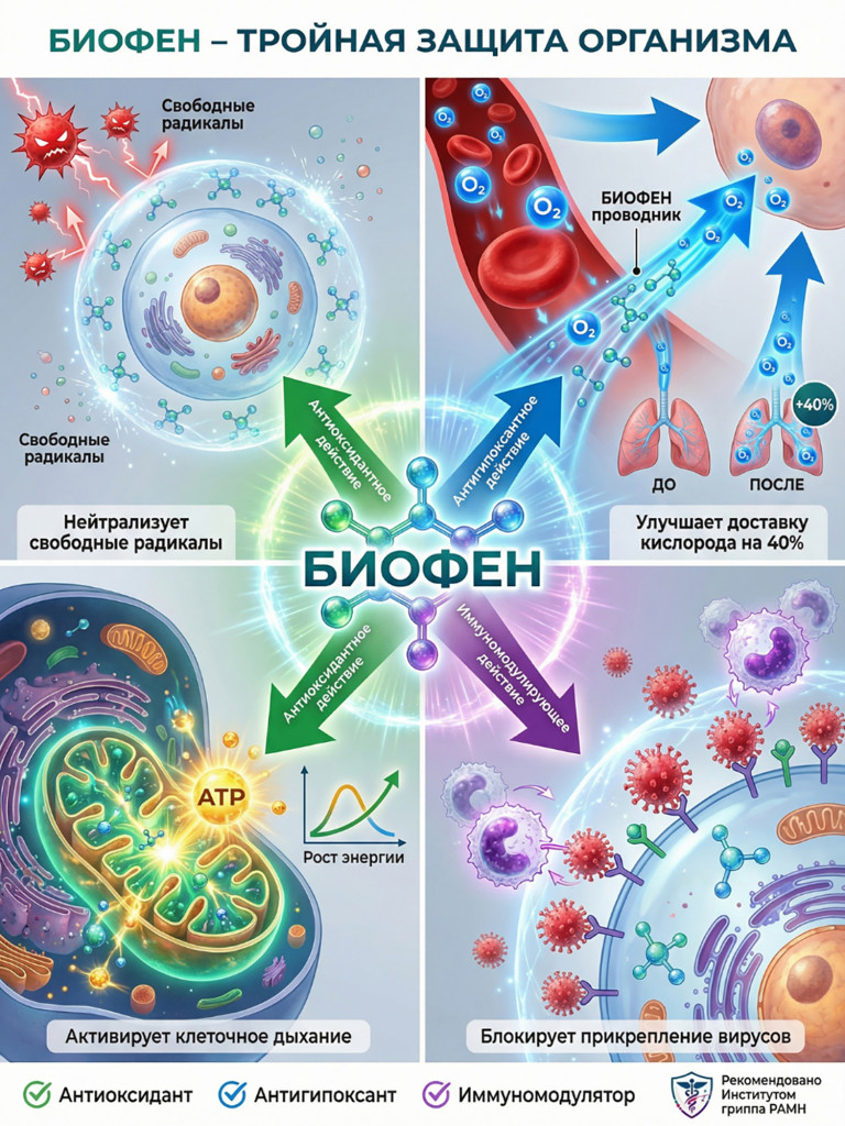 Энерготоник с Биофеном «Сила дыхания ENERGY» 400 г.