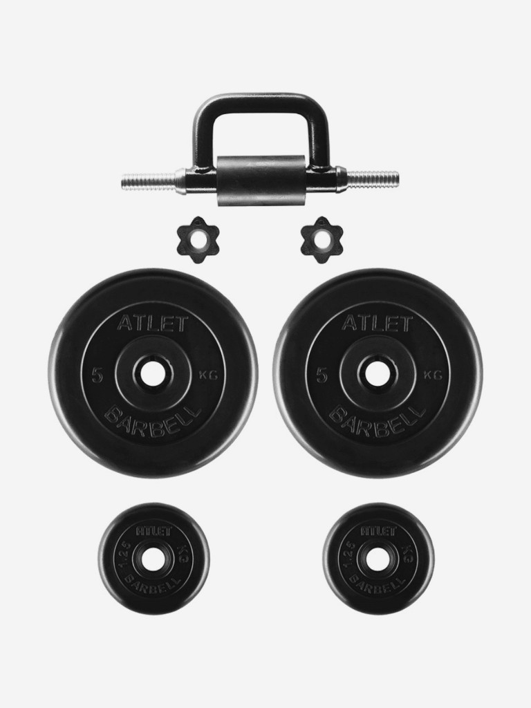 Гиря разборная BARBELL ATLET 16.5 кг Черная