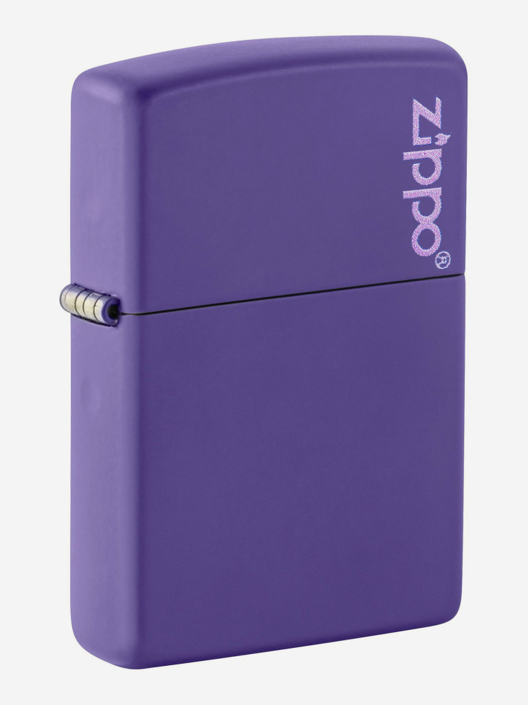 Зажигалка бензиновая ZIPPO 237ZL Classic Logo Purple Matte