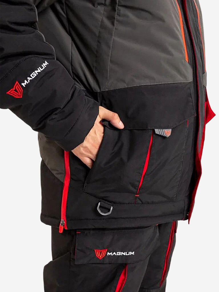 Костюм для рыбалки мужской MAGNUM GEAR TITAN 2 -45° С графит/черный
