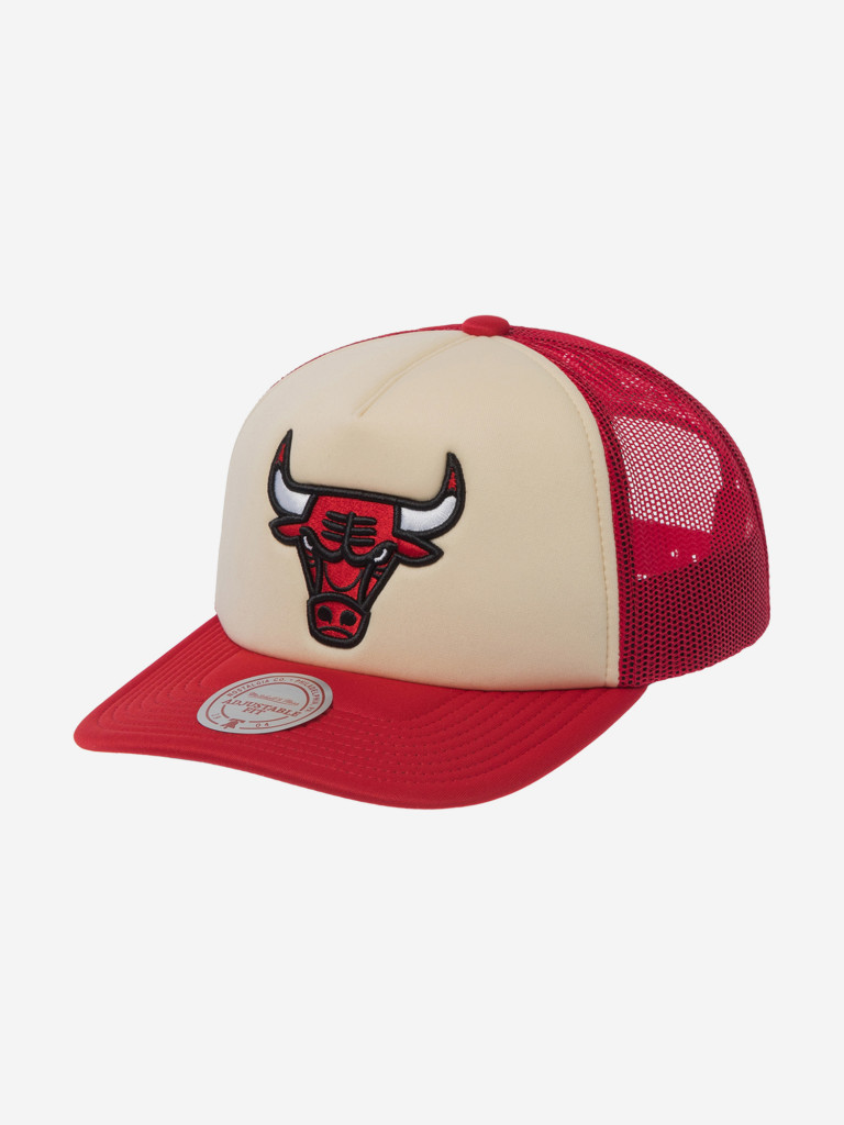 Бейсболка с сеточкой MITCHELL NESS HT12897-CBUCREA Chicago Bulls NBA