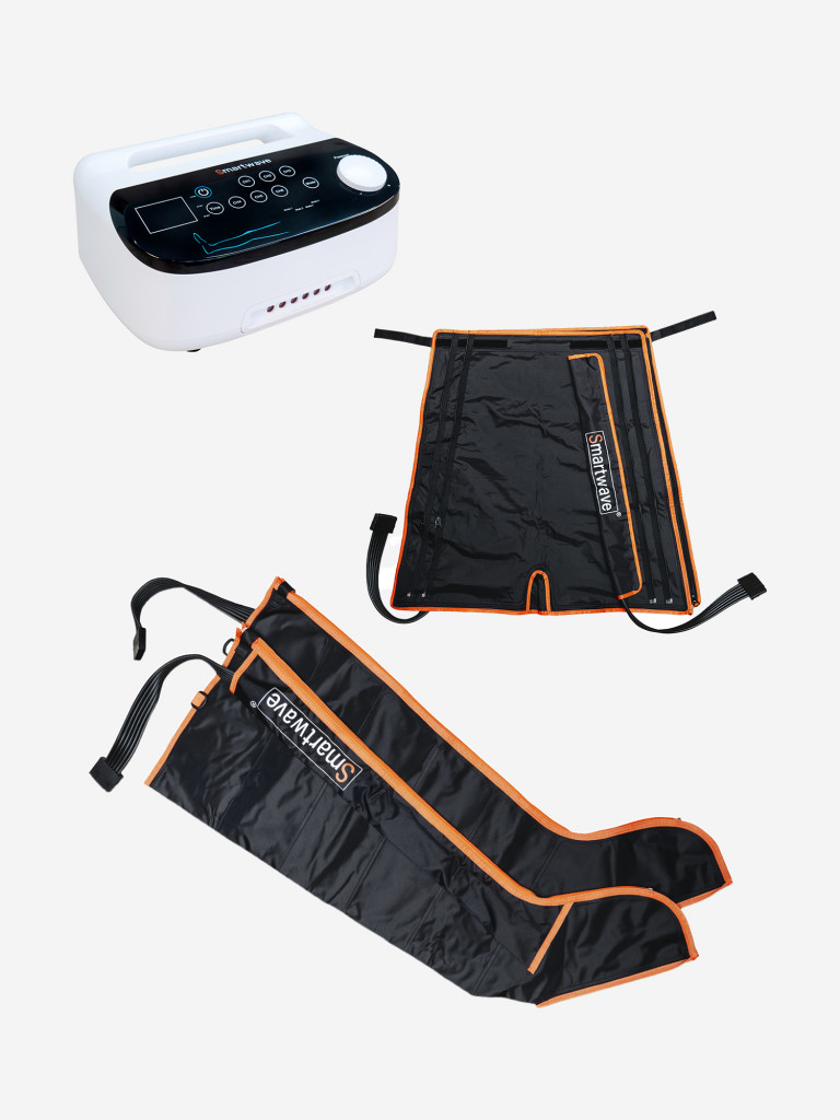 Лимфодренажный массажер Smartwave 600, комплект с манжетами для ног и ...